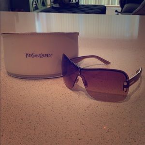 Yves Saint Laurent Large Frame Sunglasses